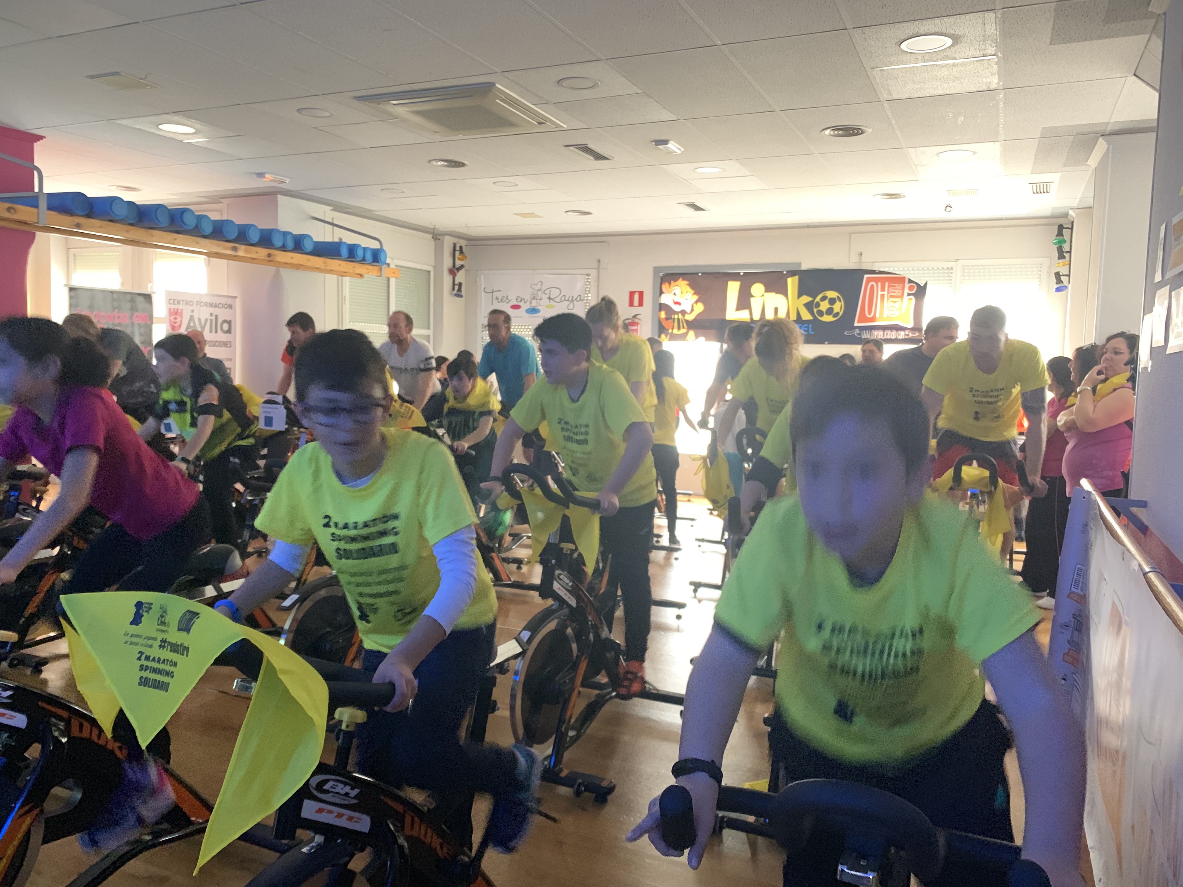 Maratón Spinning solidario2